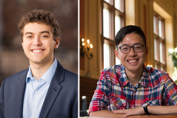 Two recent graduates named Yenching Scholars