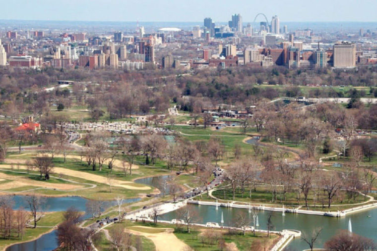 Forest Park to the Arch