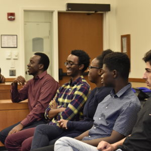 African Students Association meets with high schoolers