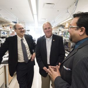 med faculty discuss research with congressman