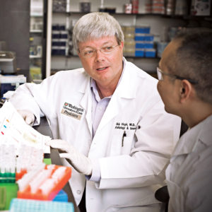 Herbert W. “Skip” Virgin IV, MD, PhD, is the ­Edward Mallinckrodt Professor and head of the ­Department of Pathology and ­Immunology. (Photo: Robert Boston)