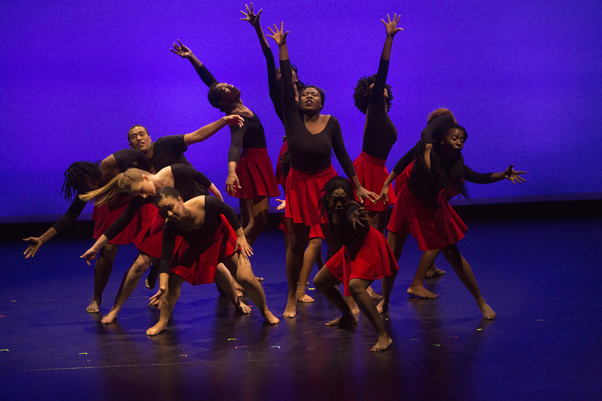 Black Anthology performers dance 