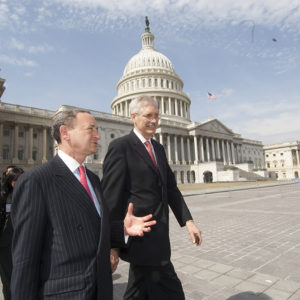 Wertsch and Chancellor Mark Wrighton in Washington D.C. in 2009