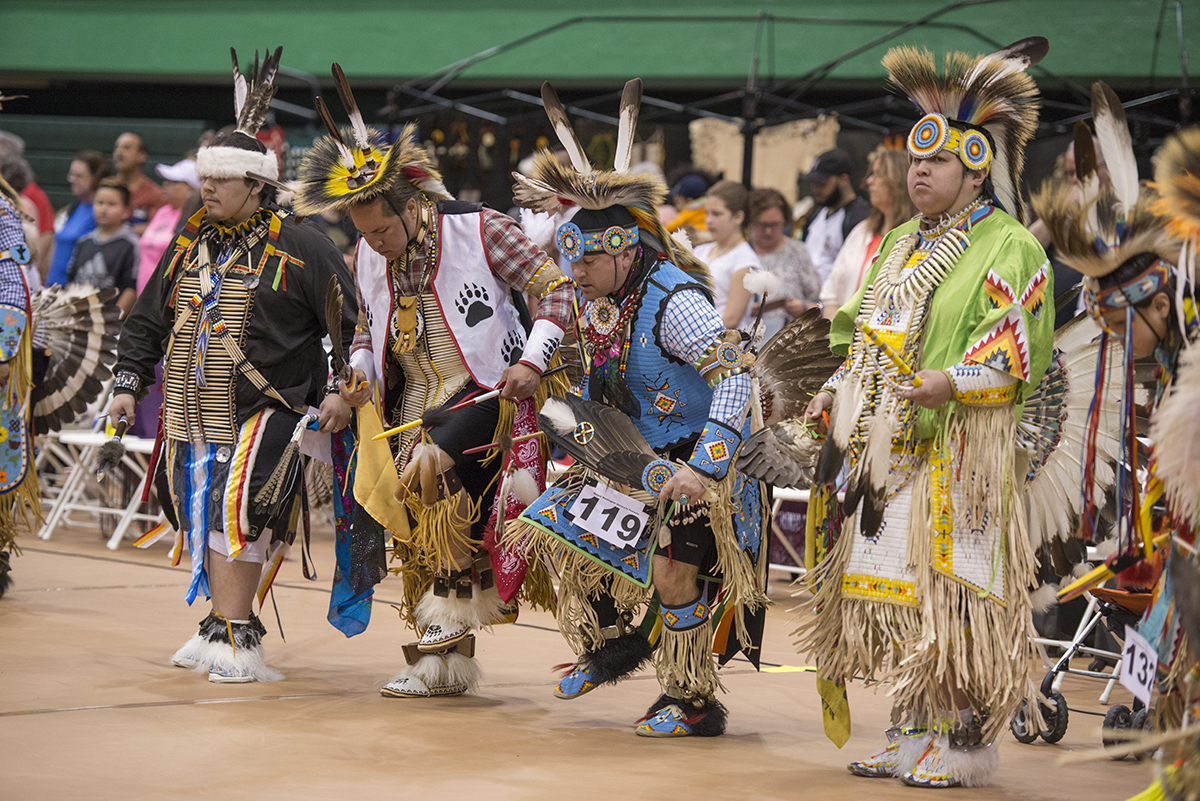 participants at the 2018 Pow Wow