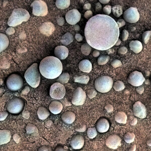 Mars rocks hematite