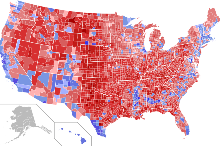 political map of the us 2020 The Divide Between Us Urban Rural Political Differences Rooted In political map of the us 2020