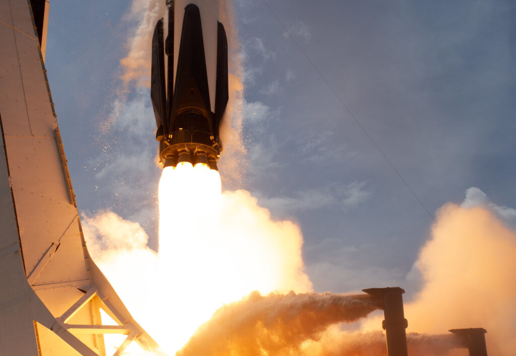 On Saturday, May 30, 2020, a SpaceX Falcon9 rocket carrying the company's Crew Dragon spacecraft is launched, carrying astronauts Bob Behnken and Doug Hurley on NASA’s SpaceX Demo-2 mission to the International Space Station. (Courtesy of NASA)
