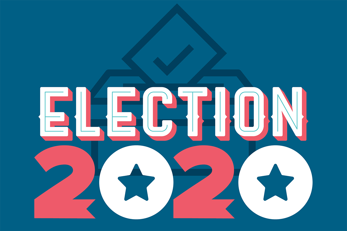 Election 2020 graphic