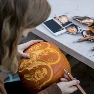 pumpkin carving-architects