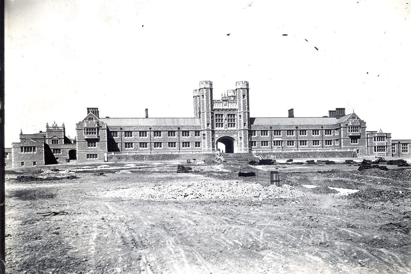Brookings Hall under construction