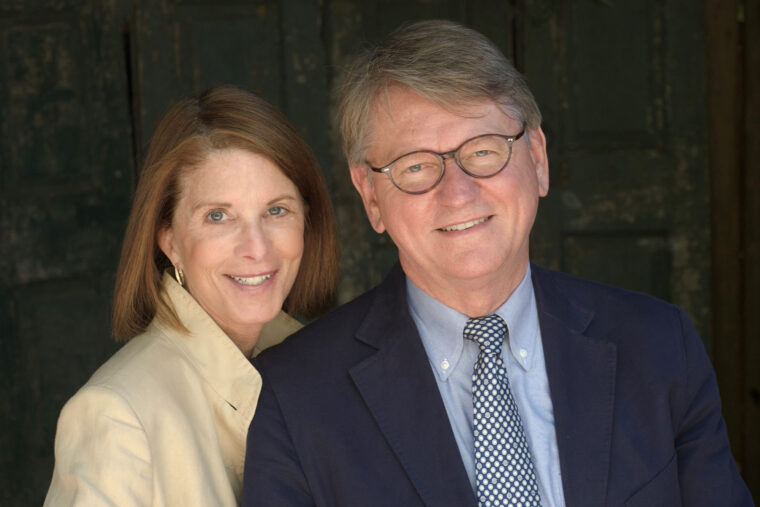 John Dains and his late wife, Stephanie Brooks Dains