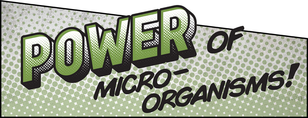 Power of micro-organisms banner
