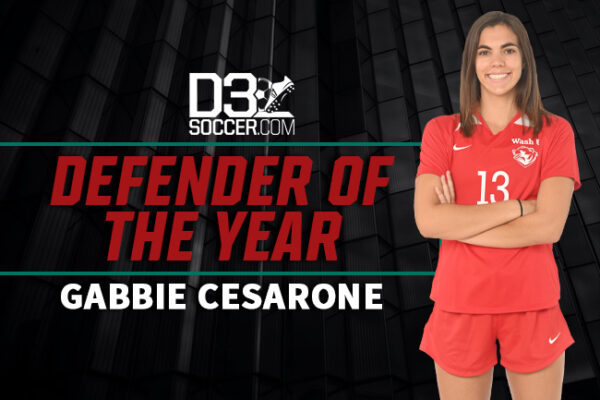 Cesarone named defender of the year
