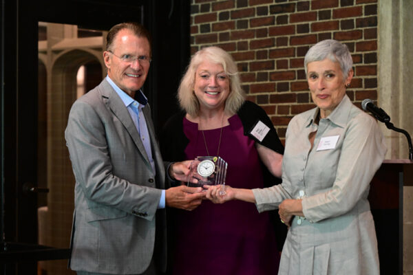 John and Alison Ferring receive Harris Award