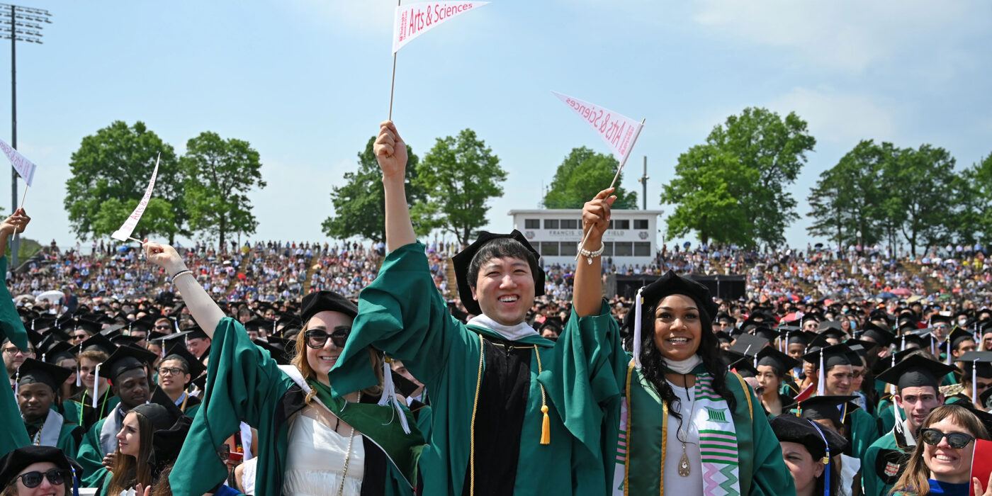 The 161st Commencement was unlike any other in WashU's storied history.