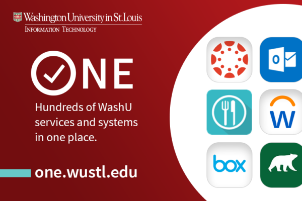 University launches new interface for ONE.WUSTL portal