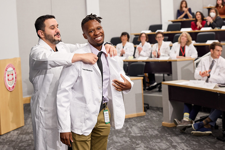 First-year medical students receive white coats