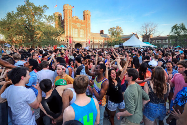 Celebrating 50 years of WILD, one of  WashU’s largest campus traditions