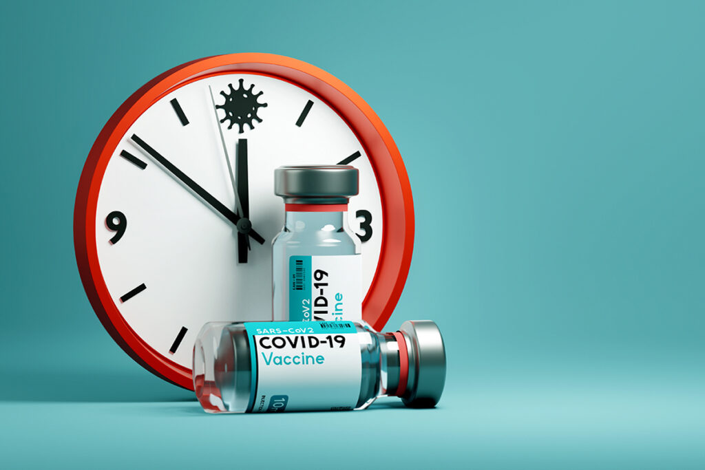 COVID-19 vaccine appears more effective if given midday