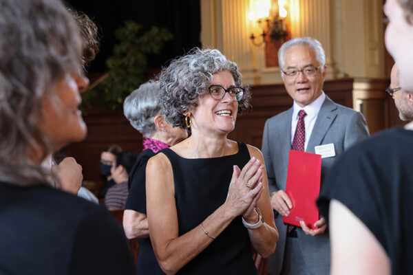 Levin installed as a George William and Irene Koechig Freiberg Professor of Biology