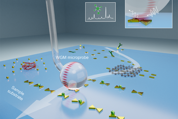 Ultrahigh-sensitivity microprobe detects molecular fingerprints