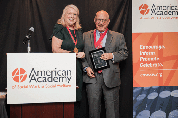 Lawlor inducted as AASWSW fellow