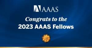 a banner that reads: 2023 AAAS fellows