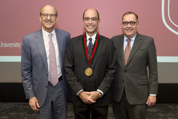 Goldfarb installed as inaugural Gelberman professor